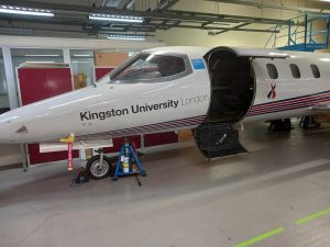 Lear Jet at Kingston University